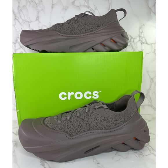 NEW CROCS Echo Surge sneaker shape 210079 Truffle BROWN UNISEX SIZE 11 - Picture 1 of 7